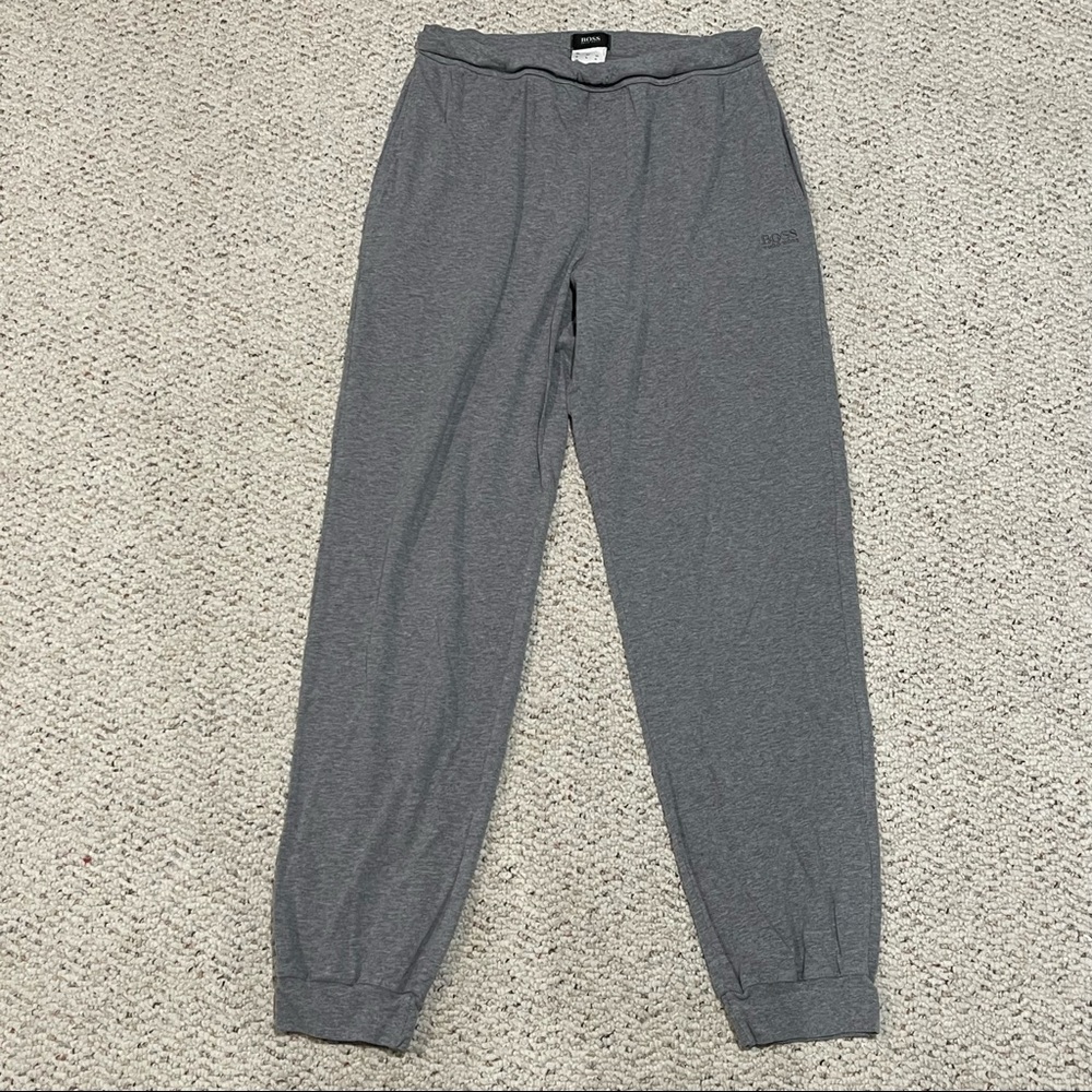 HUGO BOSS Youth Boys Grey Sweatpants Joggers Size Medium Germany
